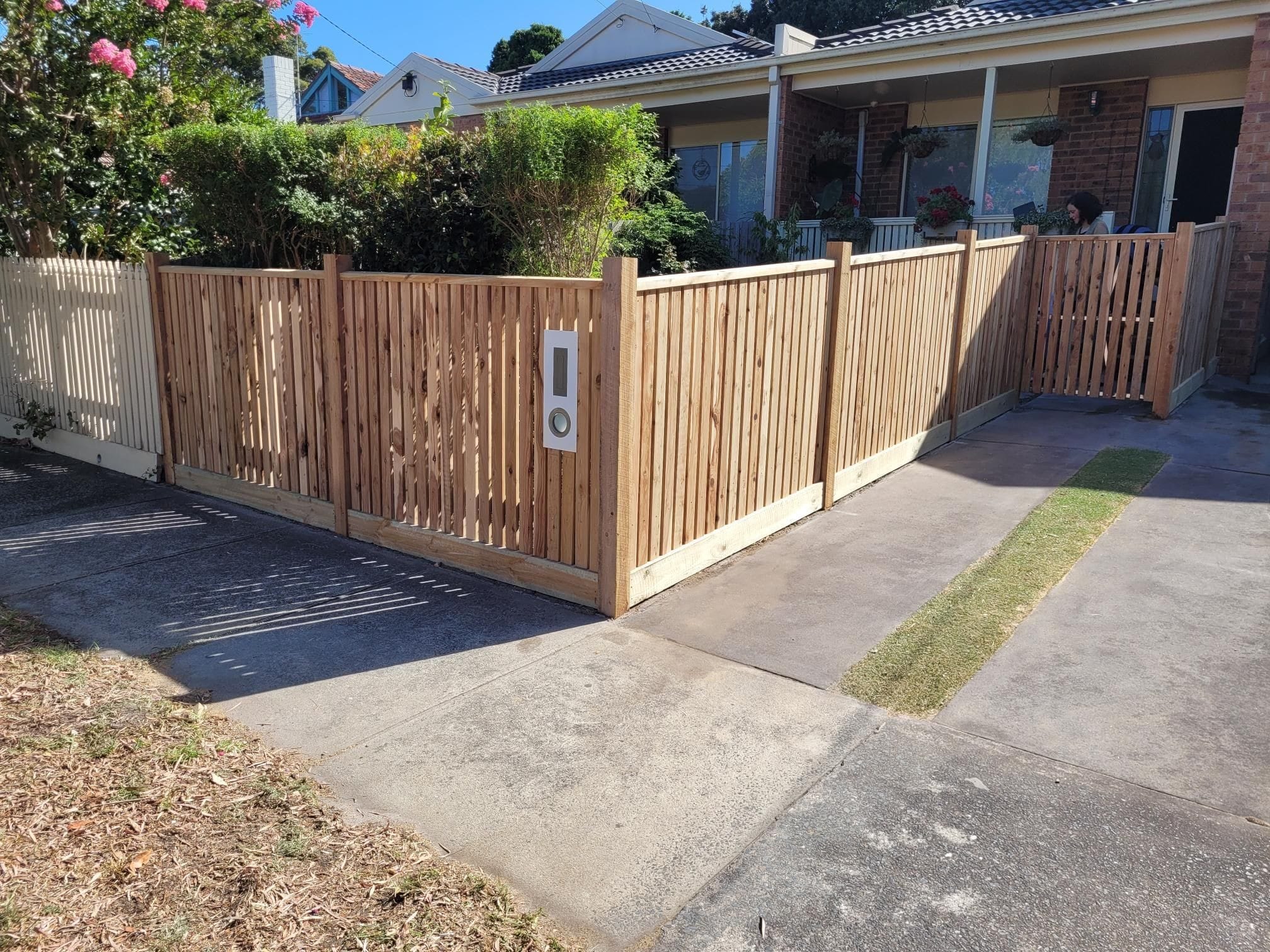 Flat Top picket fences offer a modern look to the traditional picket fences with their sleek design and exposed posts we build them to your specifications with